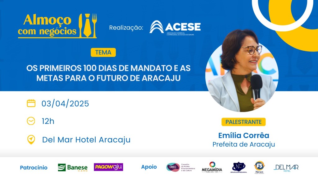 Acese anuncia 1ª edição do Almoço com Negócios de 2025