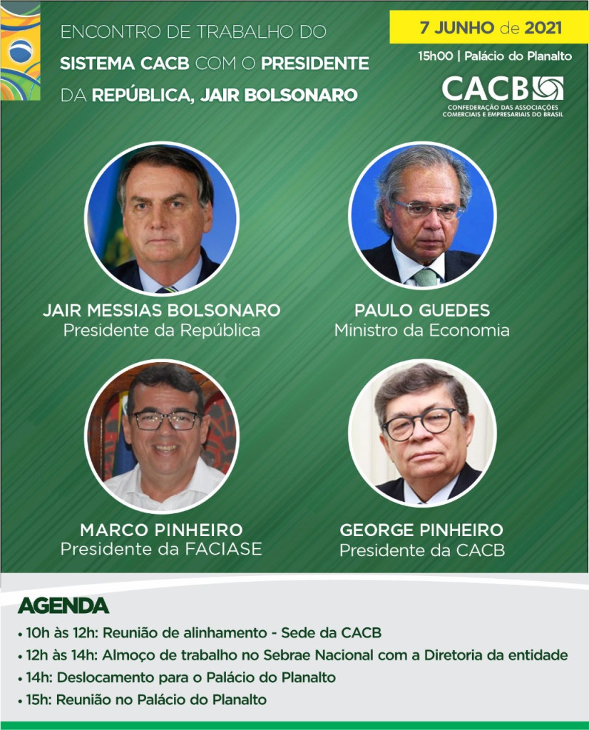 Presidente da Acese participará de reunião com presidente Bolsonaro em Brasília